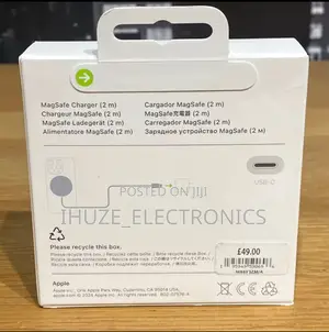 100% Genuine Apple Magsafe Charger (2m) With Usb-C