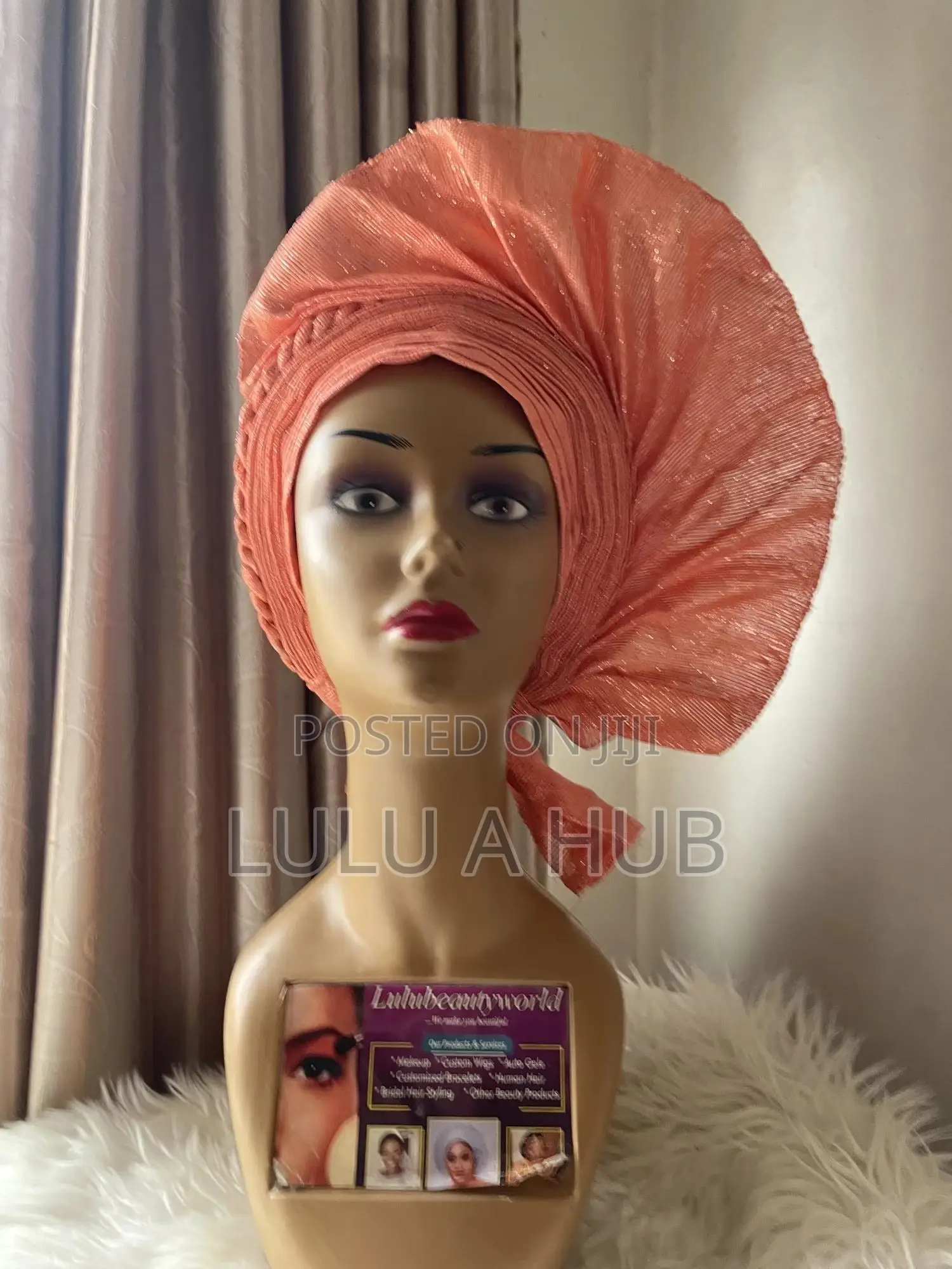 Peach Side Fan and Twist Autogele