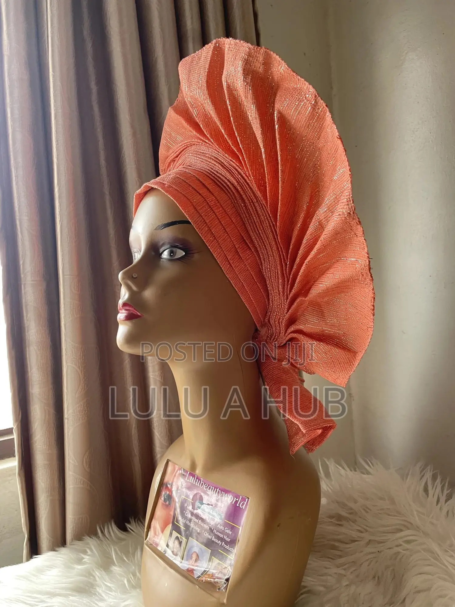 Peach Side Fan and Twist Autogele