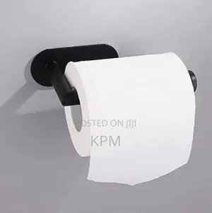 No Drill Adhesive Toilet Roll Holder Gold Color