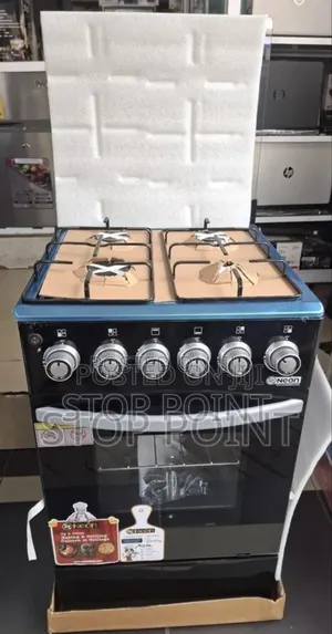 Durable 4 Burner Gas Cooker With Grill