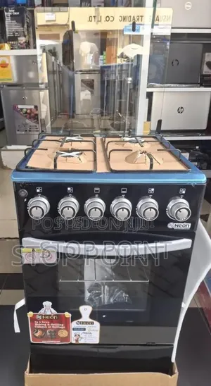 Durable 4 Burner Gas Cooker With Grill