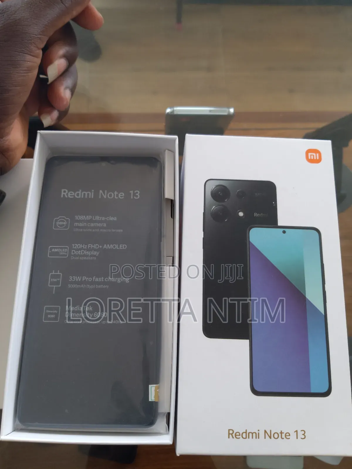 New Xiaomi Redmi Note 13 256 GB Black