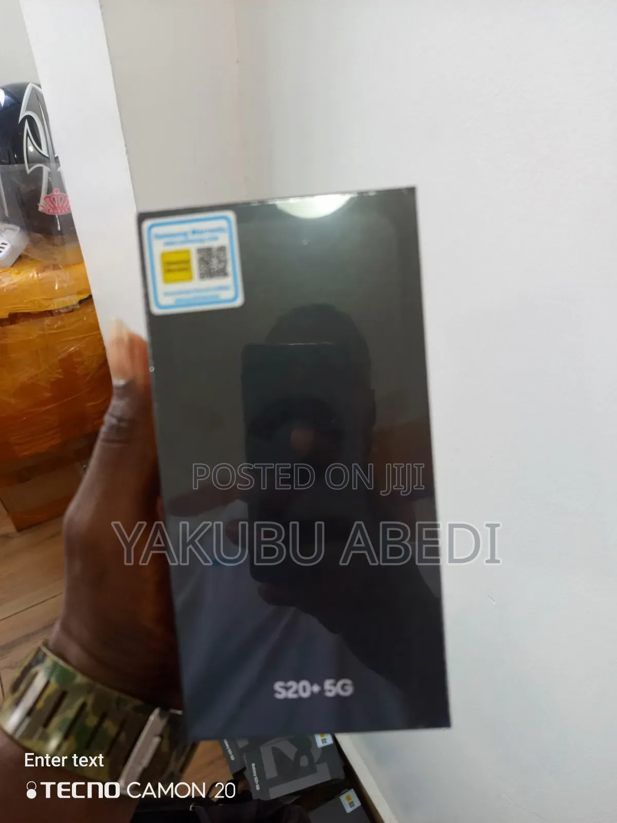 New Samsung Galaxy S20+ 5G 128 GB Black