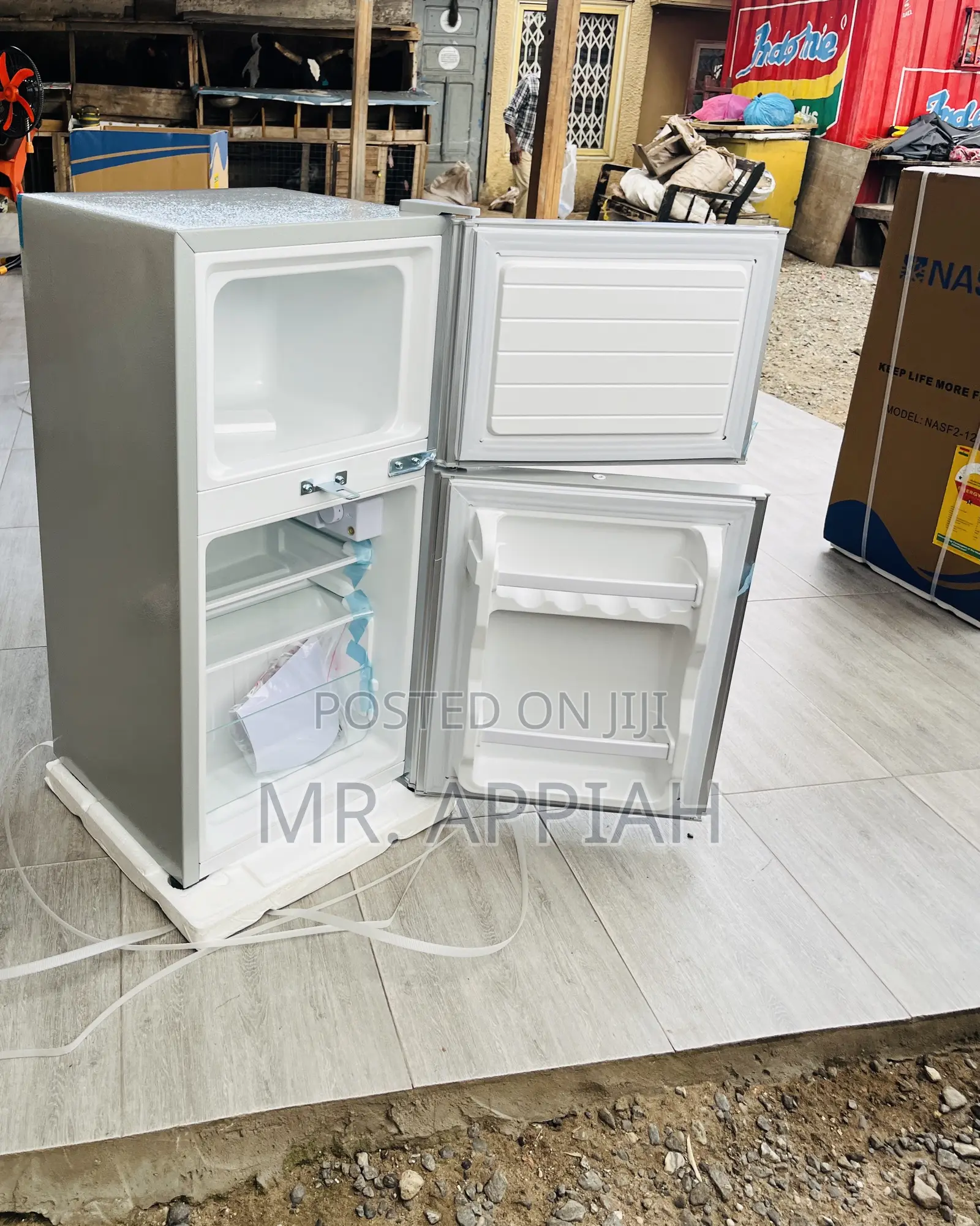 90 Liters Double Door Nasco Table Top Fridge(Nas F2-120)