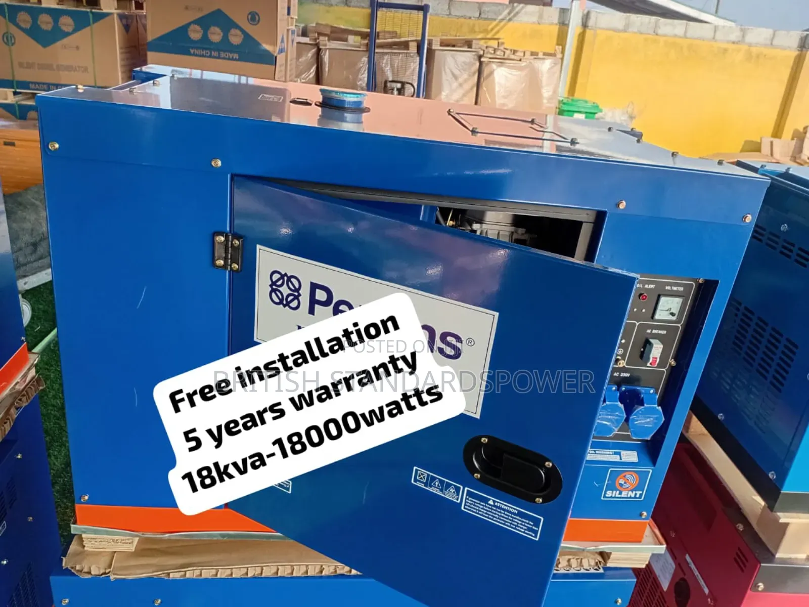 Infrastructure Power 18kva Silent Diesel Generator
