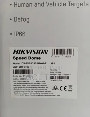 Hikvision 4mp Tebdemvu PTZ Cable Colorvu Ds-2se4c425mwg-E
