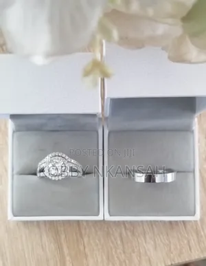 3set Silver Wedding Rings