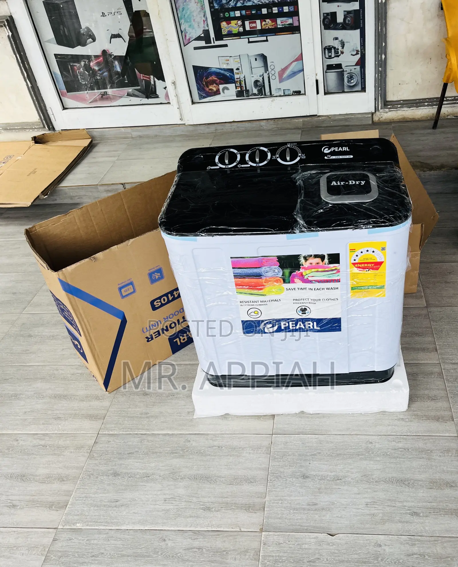 Uniquely Beautiful Top Load Spin Dry Pearl Washing Machine.