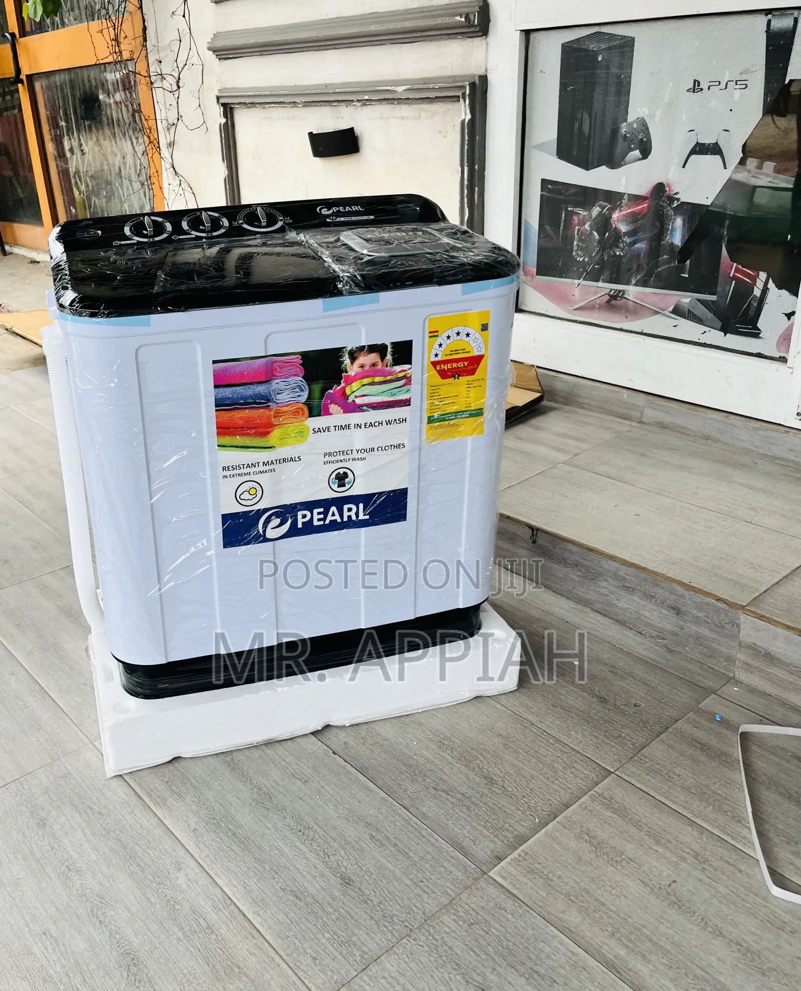 Elevate Pearl Twin Tub Washing Machine(Spin Dry)White