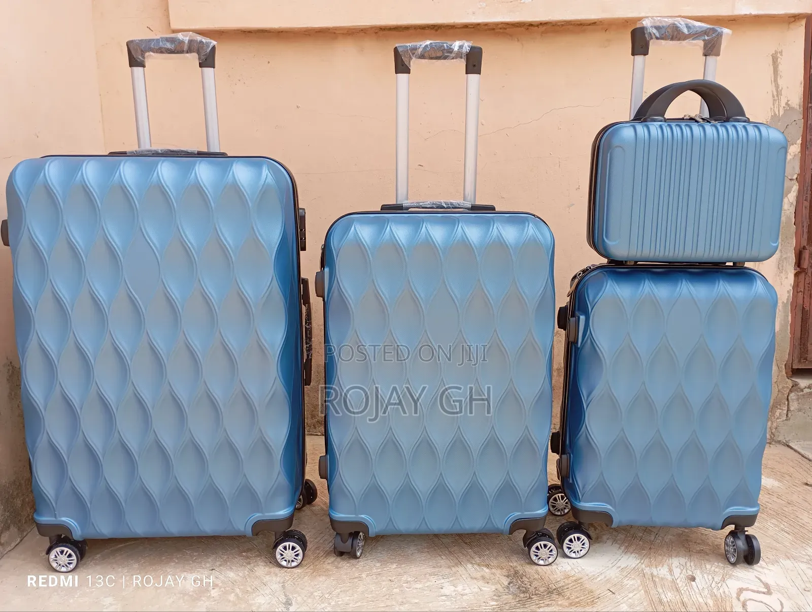 4-in-1 Luggage Bag Set / Engagement Bag Set - Black