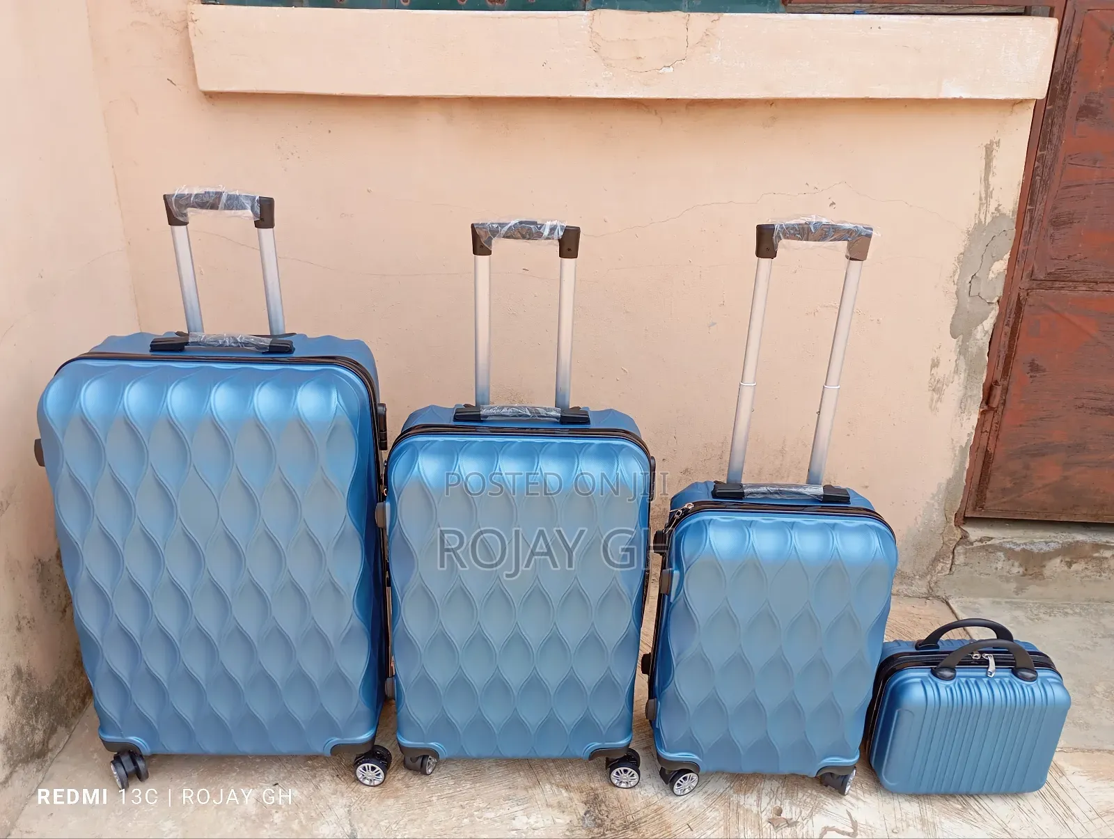 4-in-1 Luggage Bag Set / Engagement Bag Set - Black