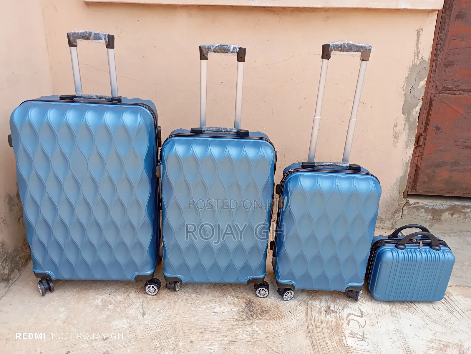 4-in-1 Luggage Bag Set / Engagement Bag Set - Black