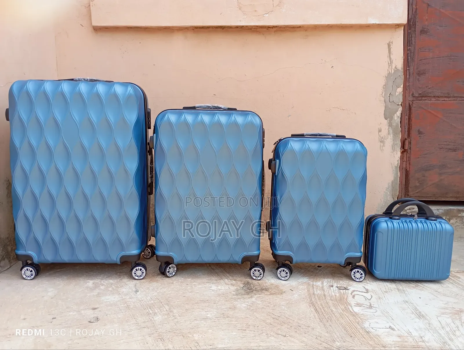 4-in-1 Luggage Bag Set / Engagement Bag Set - Black