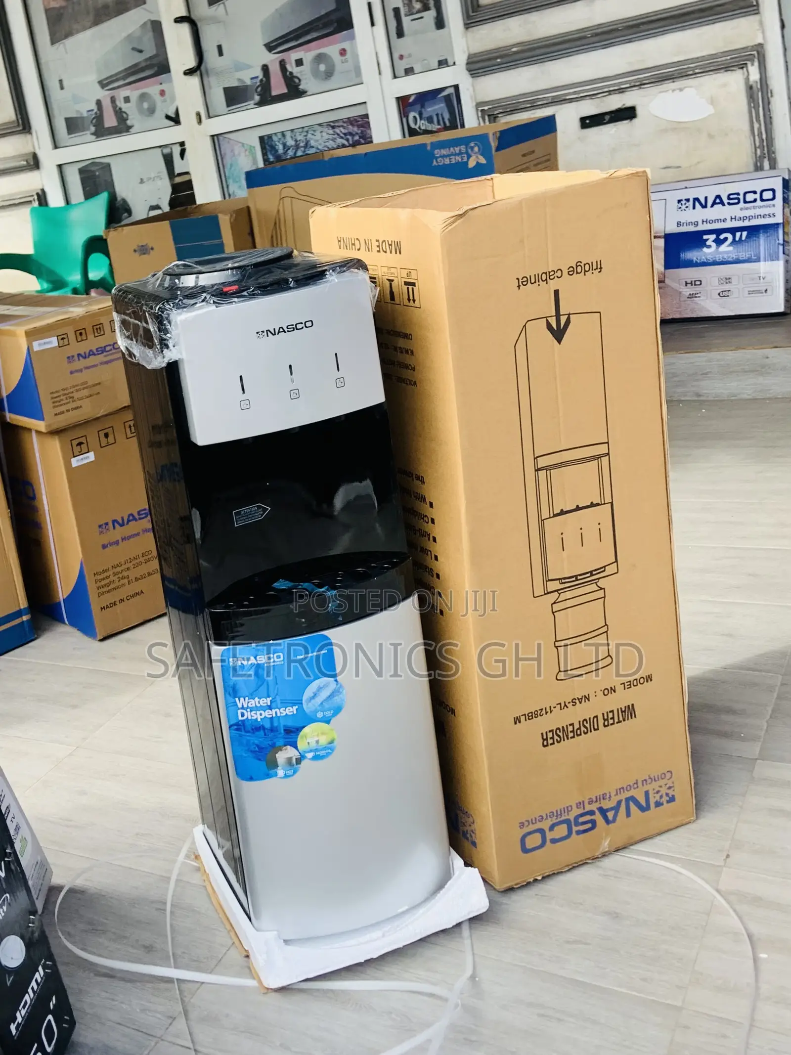 Accurate New Hot/Cold Nasco Black Water Dispenser