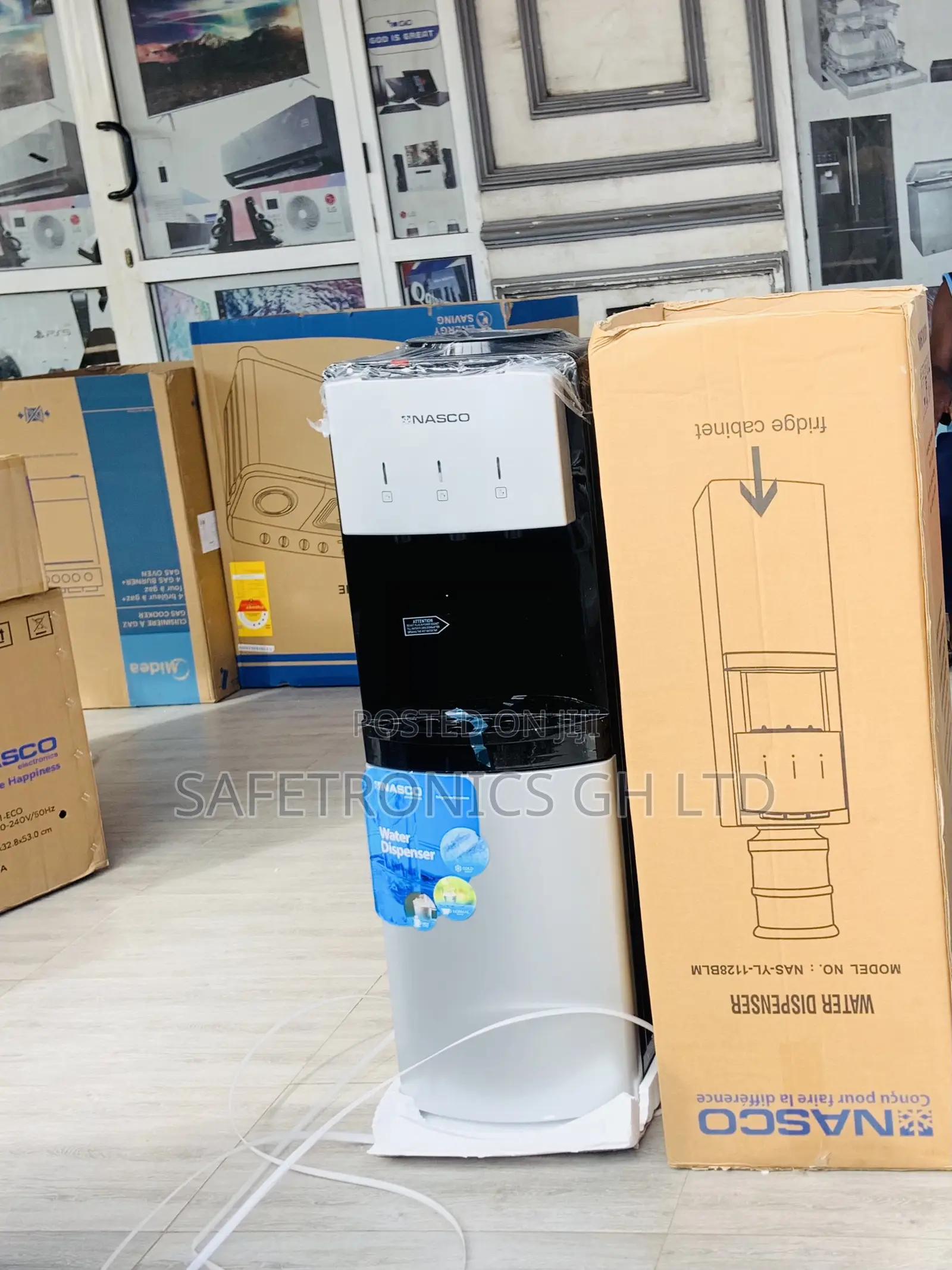 Super Fast Nasco Hot/Cold Black Water Dispenser