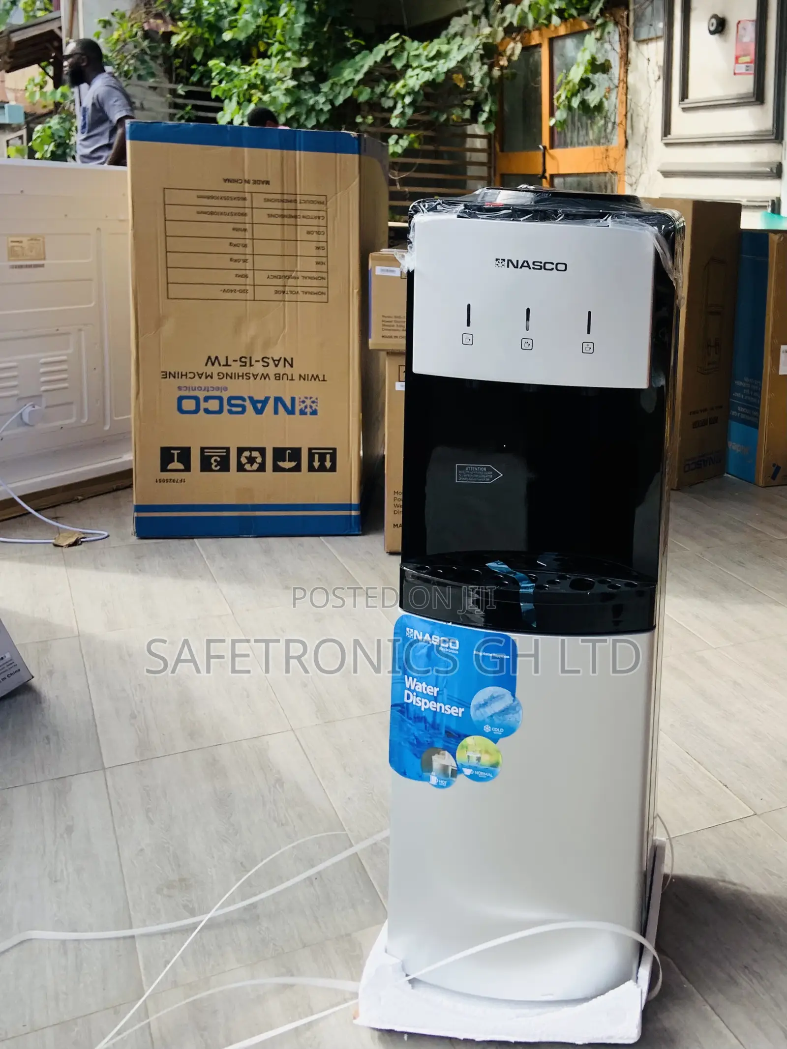 Premium Sealed Black Hot/Cold Nasco Water Dispenser