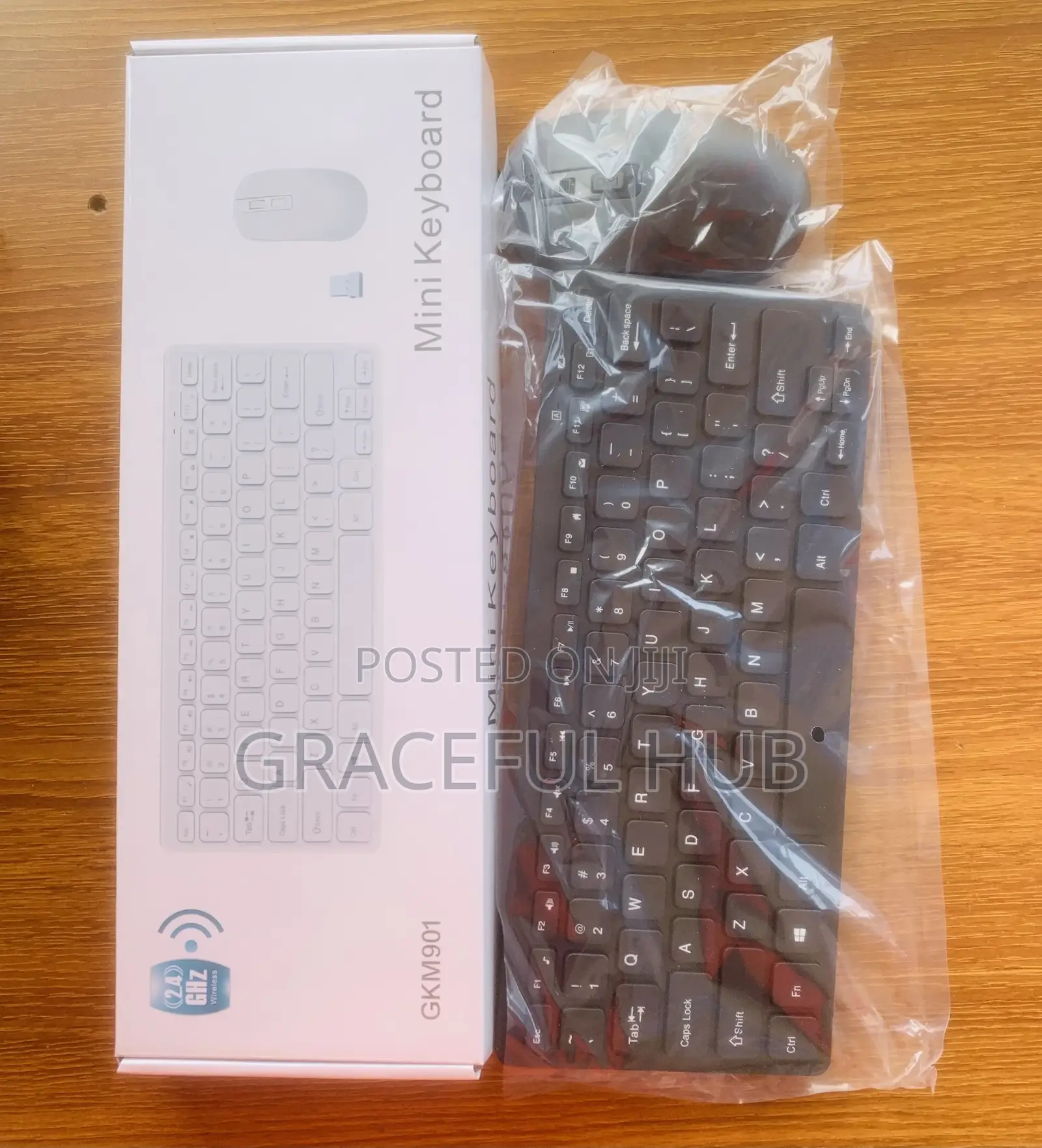 Mini Wireless Keyboard and Mouse