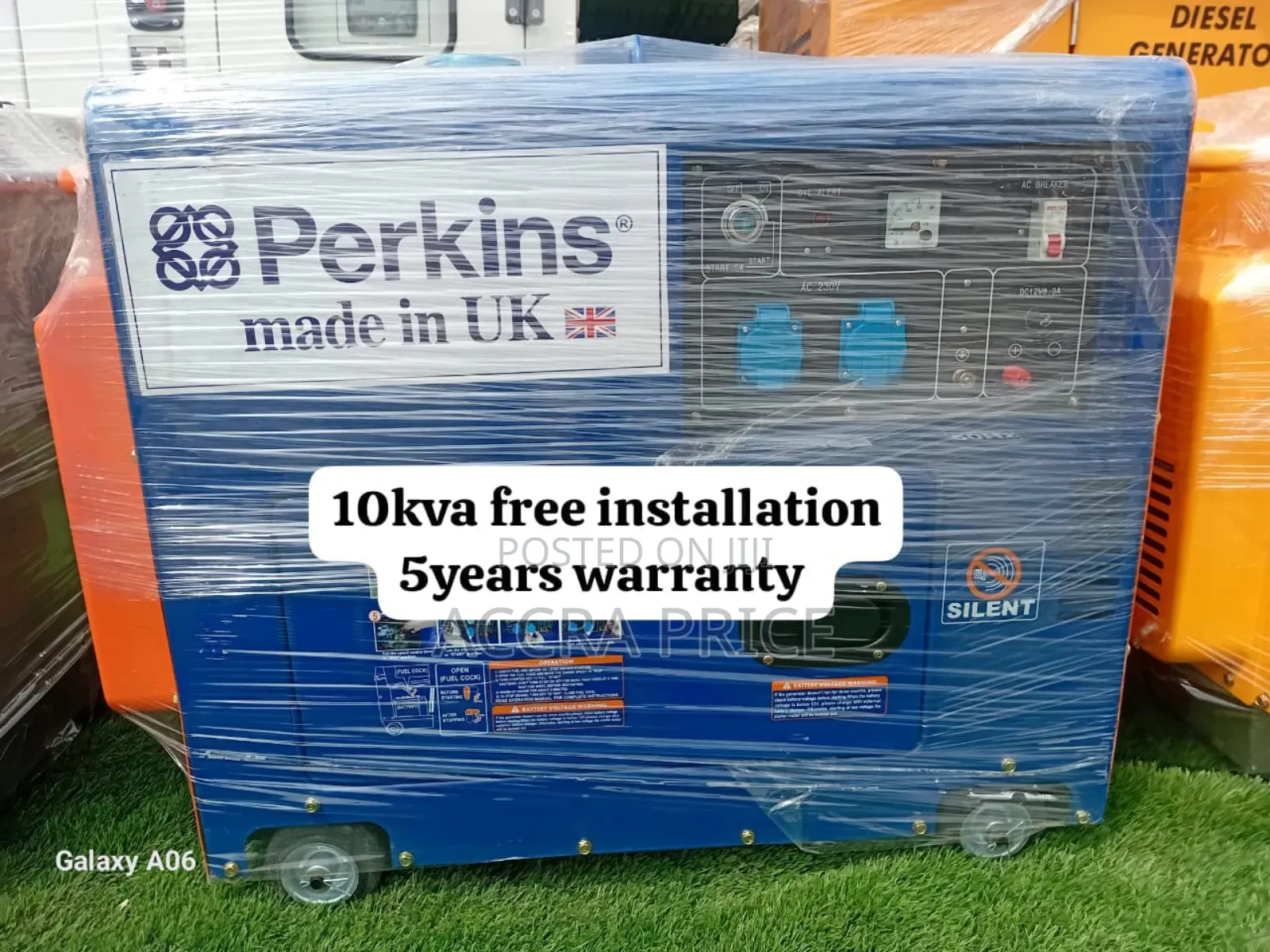 Radiant Base Perkins 10kva Diesel 13000watts Diesel