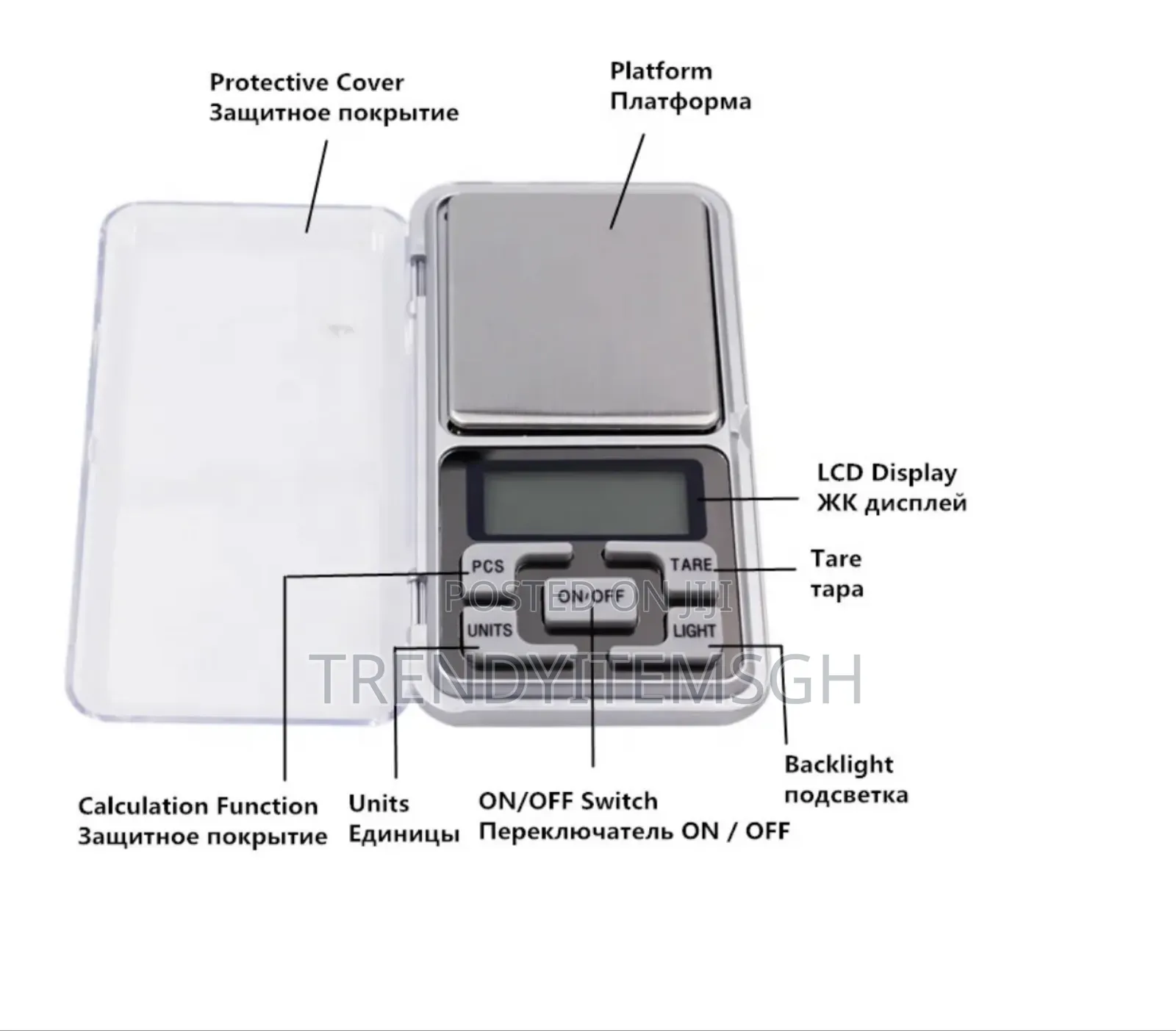 0.1g-500g Mini Electronic Digital Precision Scale