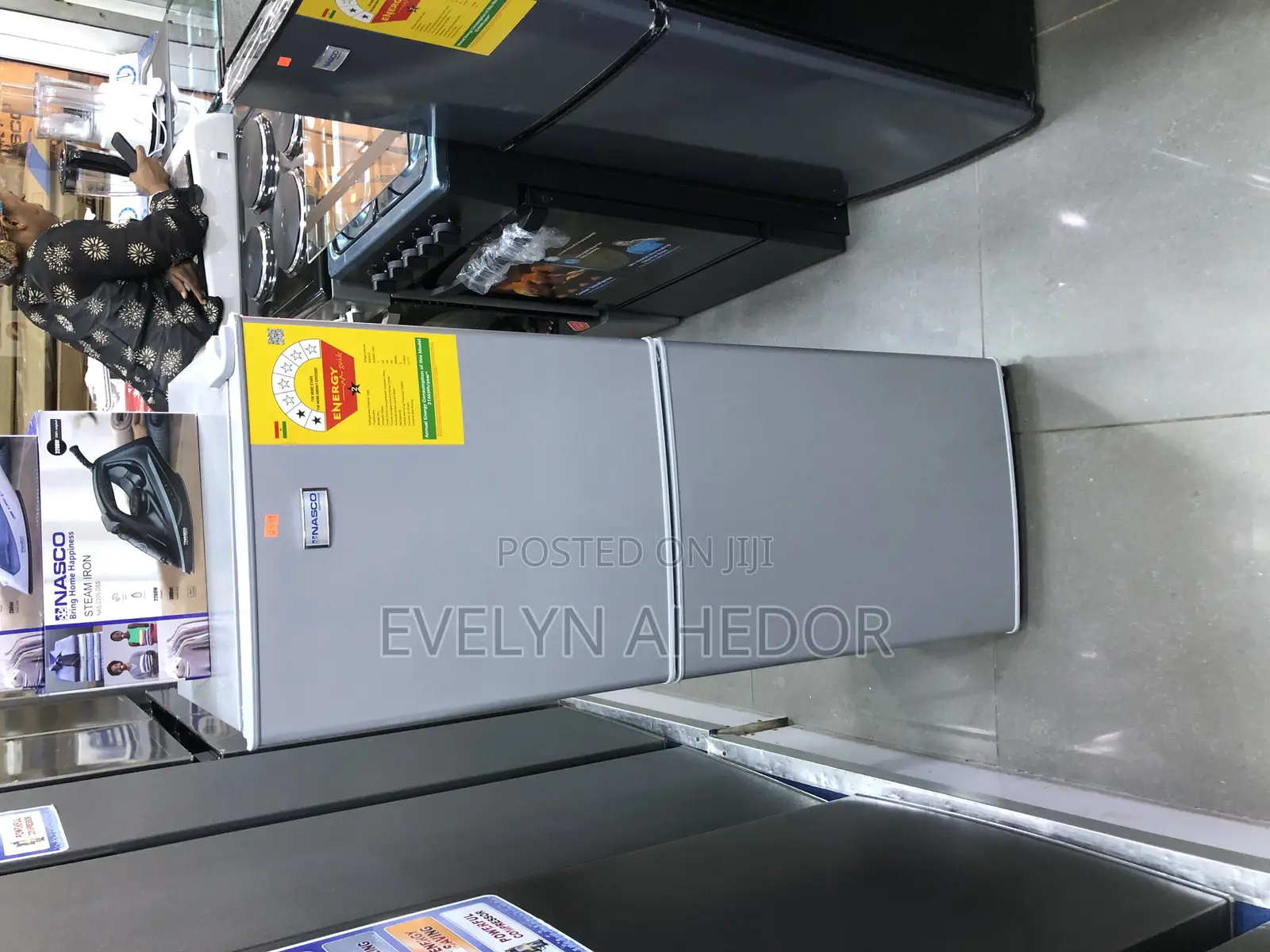 Clean and Affordable Nasco Double Door Fridge 116 Liters