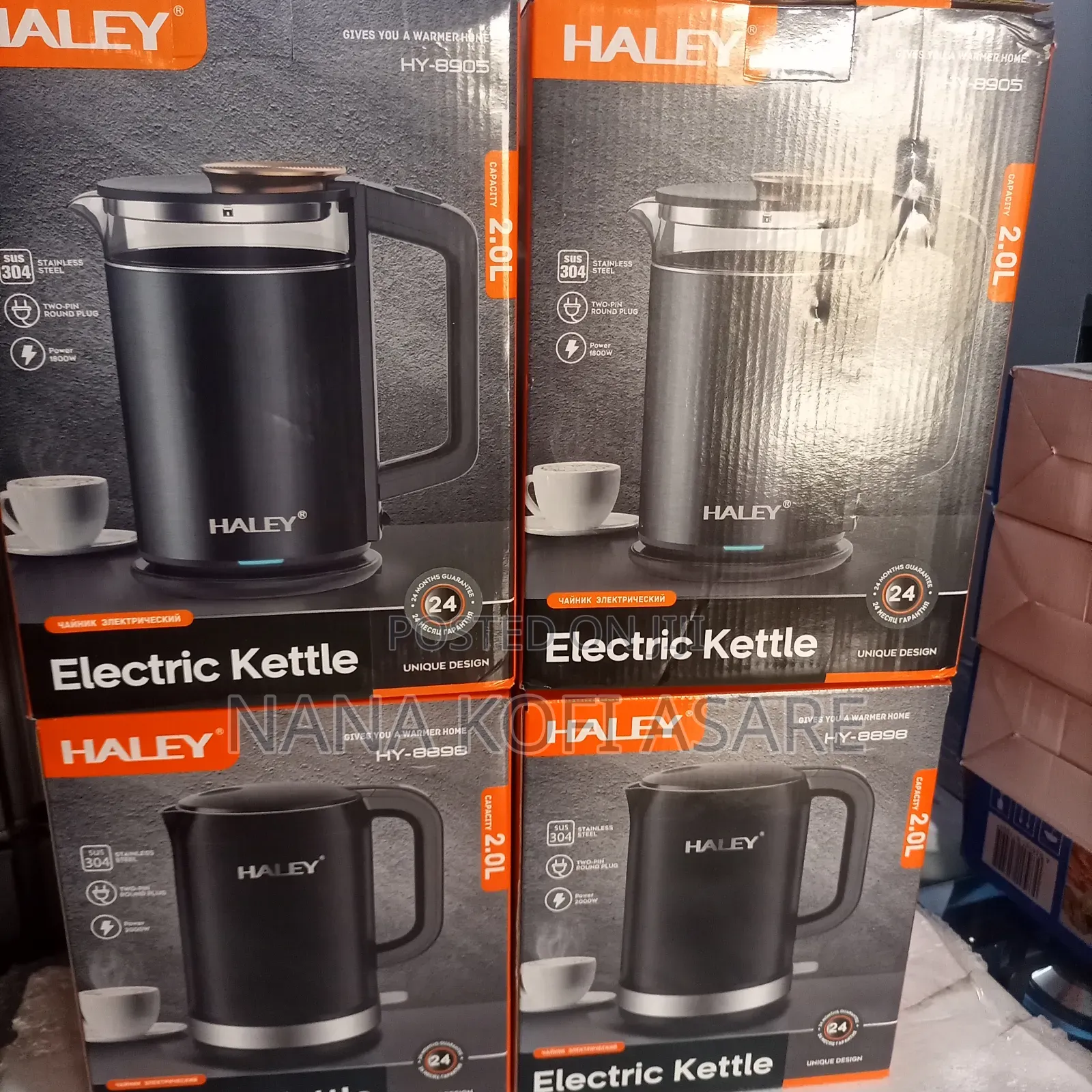 Haley 2.0l Litres Electric Kettle