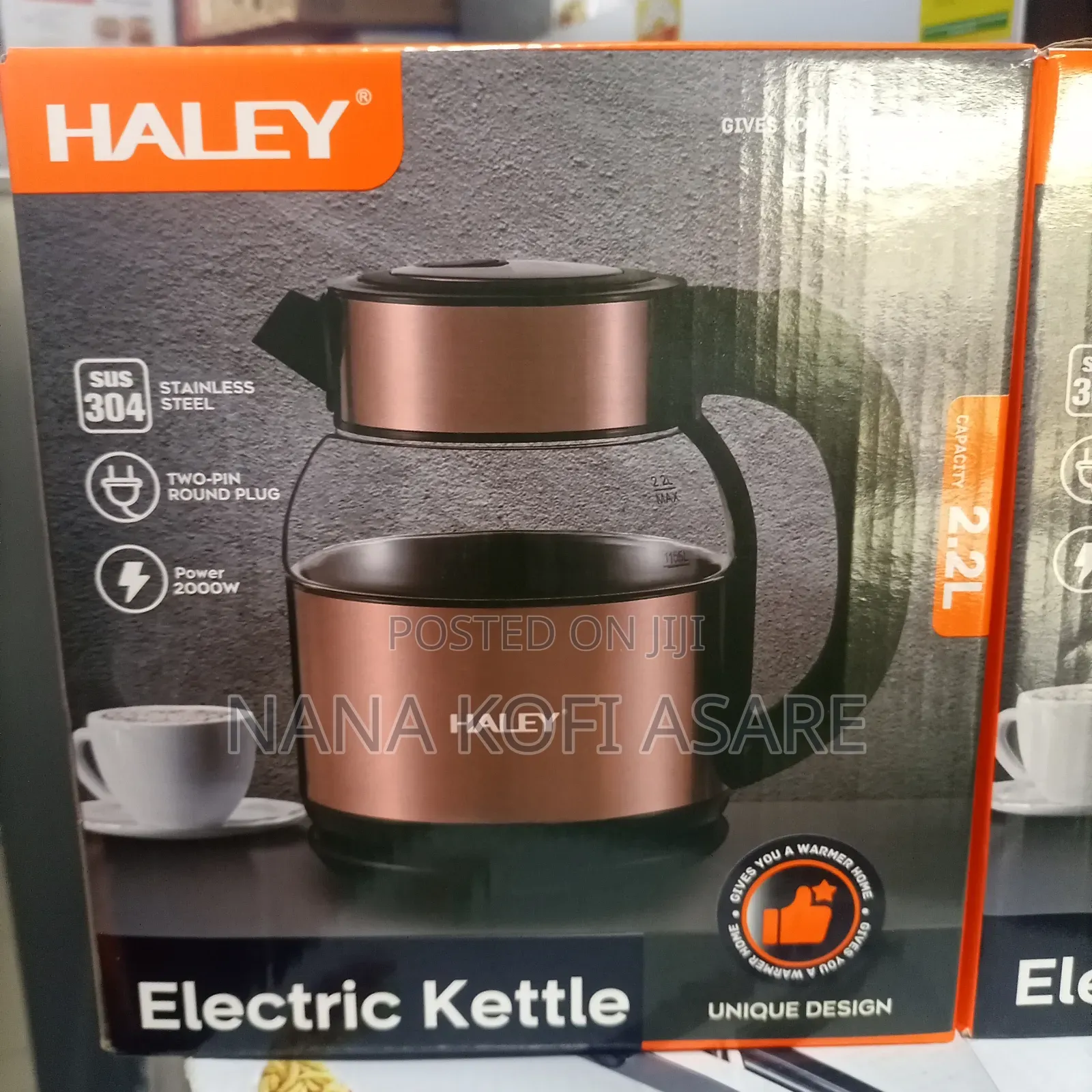 Haley 2.2l Litres Electric Kettle