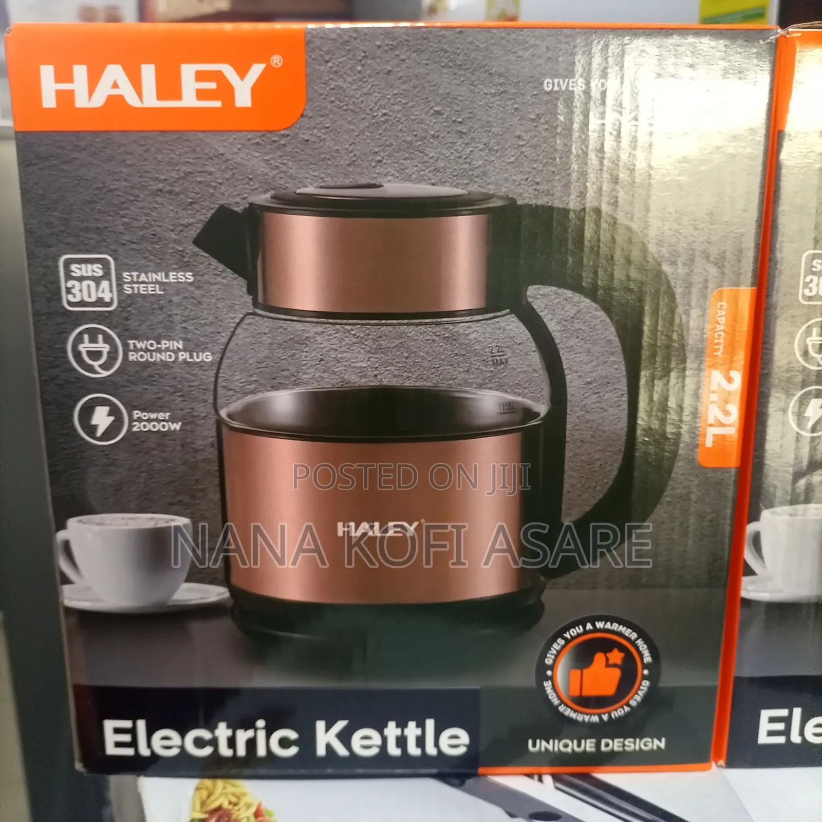Haley 2.2l Litres Electric Kettle