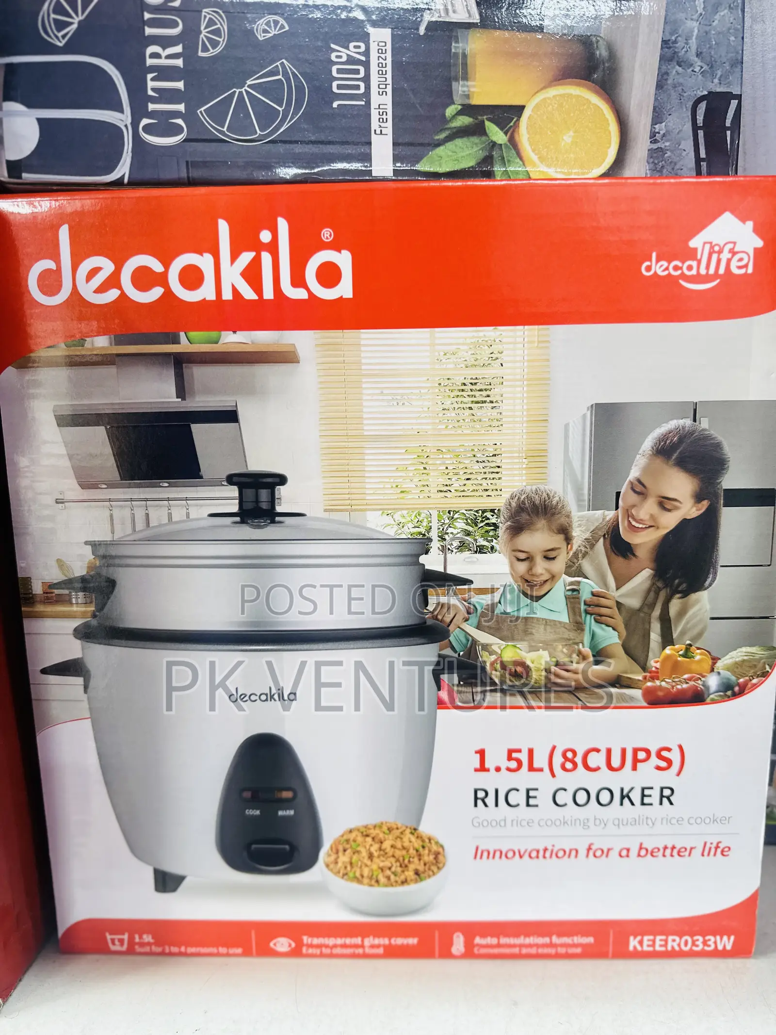 Decakila 1.5l Rice Cooker