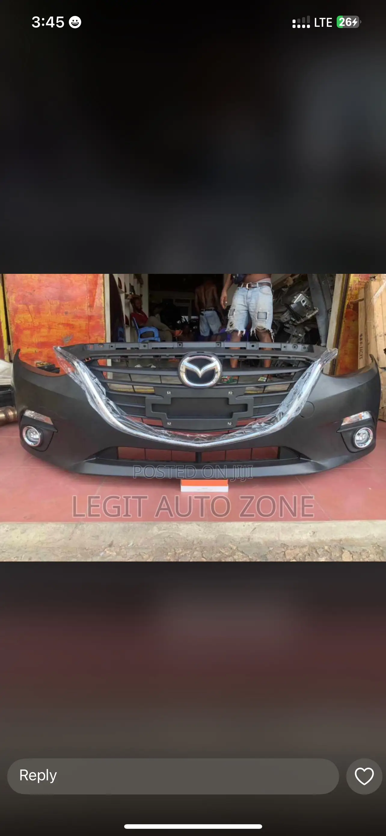 Mazda 3 2013,2014, Front Bumper Complete