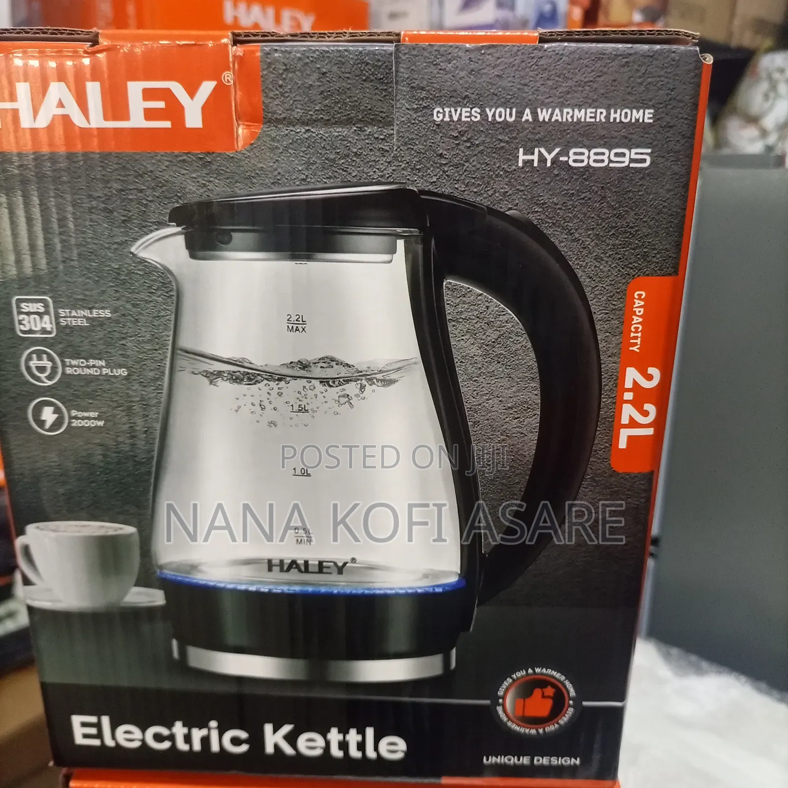 Haley 2.2litres Electric Kettle