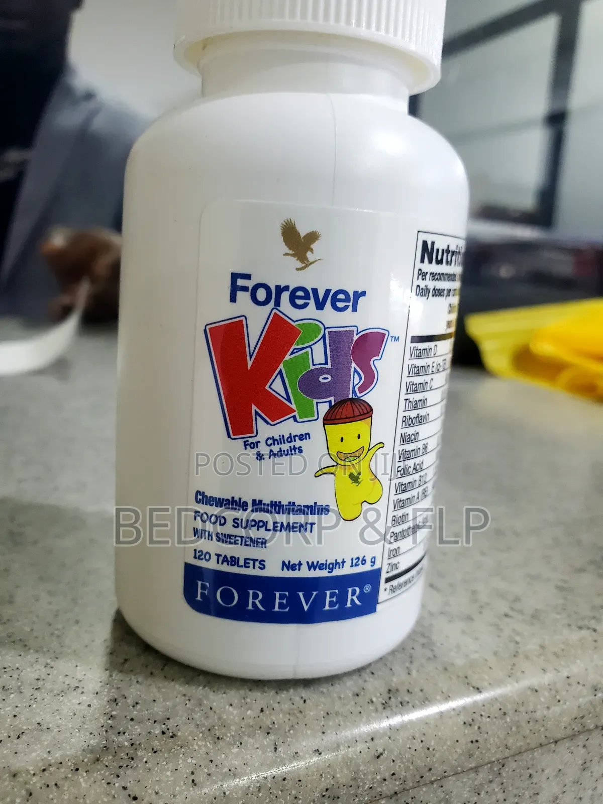 Chewable Multivitamin Food Supplement With Sweetener
