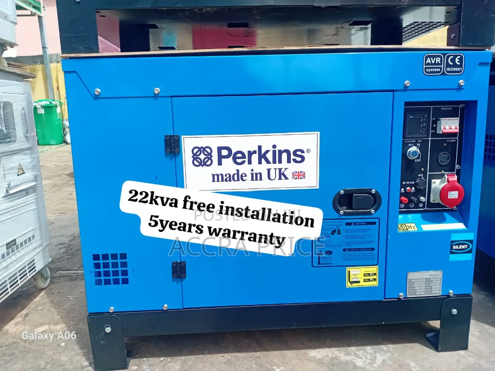 Gold Powerx (Ats)Perkins 22kva Diesel Generator Va Diesel