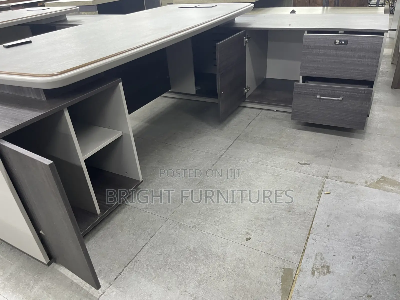 High Quality Executive Ceo Luxury L Shape Office Icede