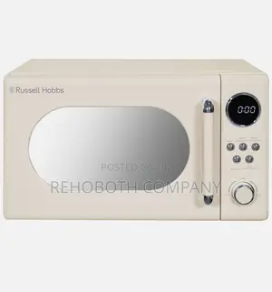 Russell Hobbs Retro Compact Cream Digital Microwave