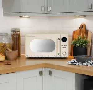 Russell Hobbs Retro Compact Cream Digital Microwave