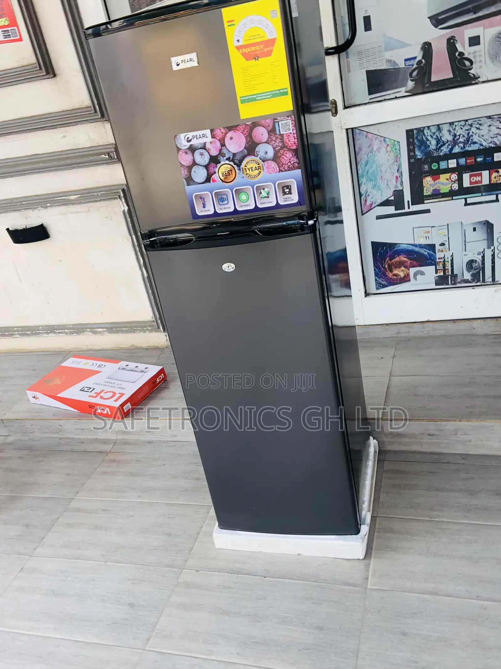 Durable Topfreezer 165l 2 Doors Dark Grey Pf-262tix-1a