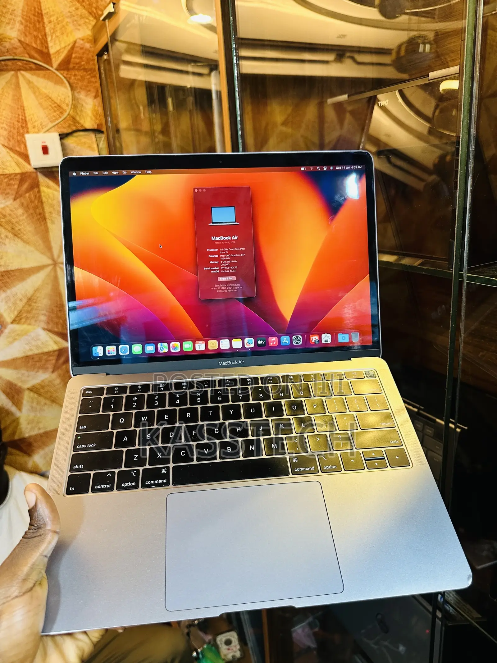 Laptop Apple MacBook Air 2018 8GB Intel Core I5 SSD 128GB