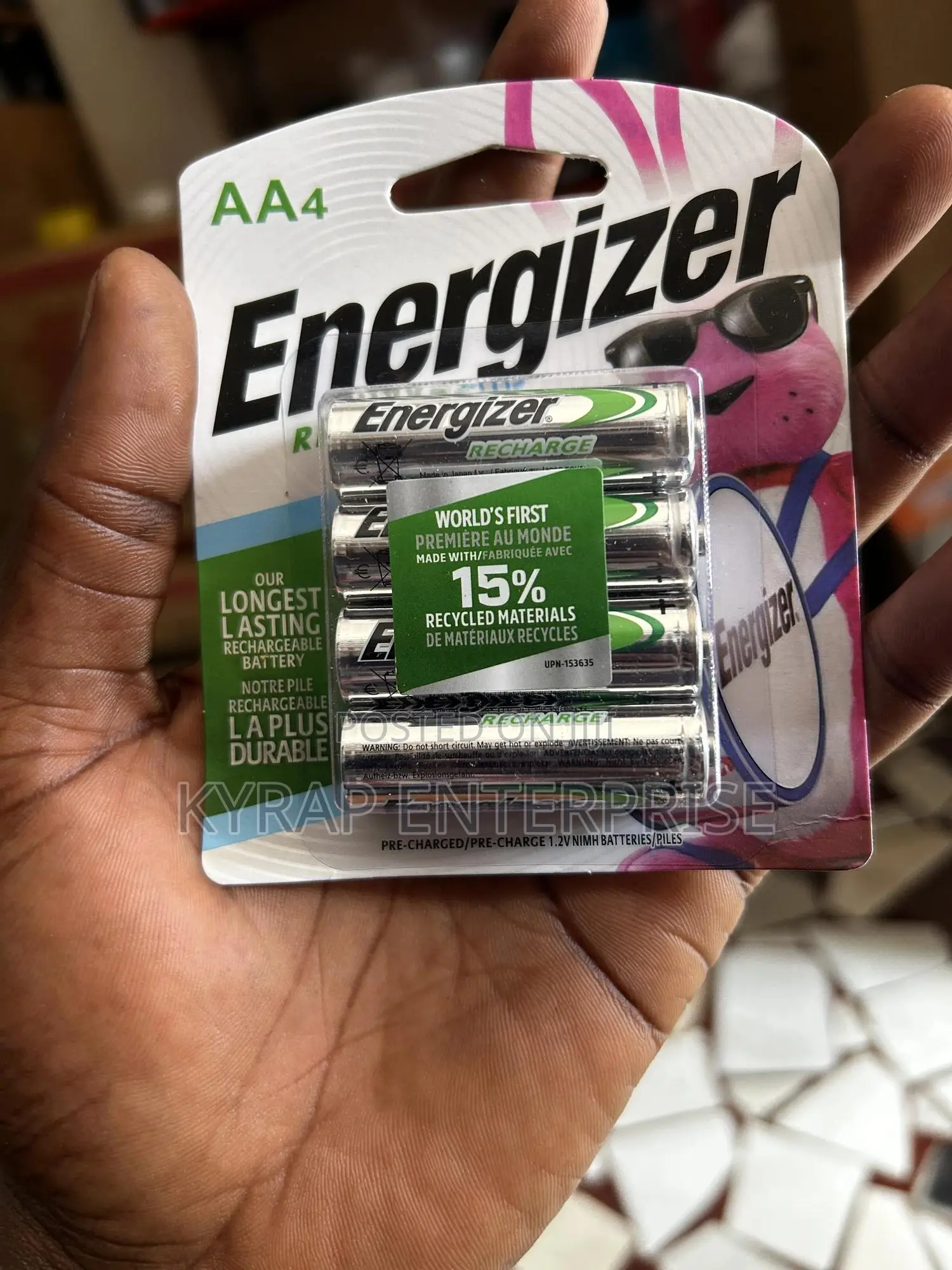 Original Energizer Rechargeable Battery