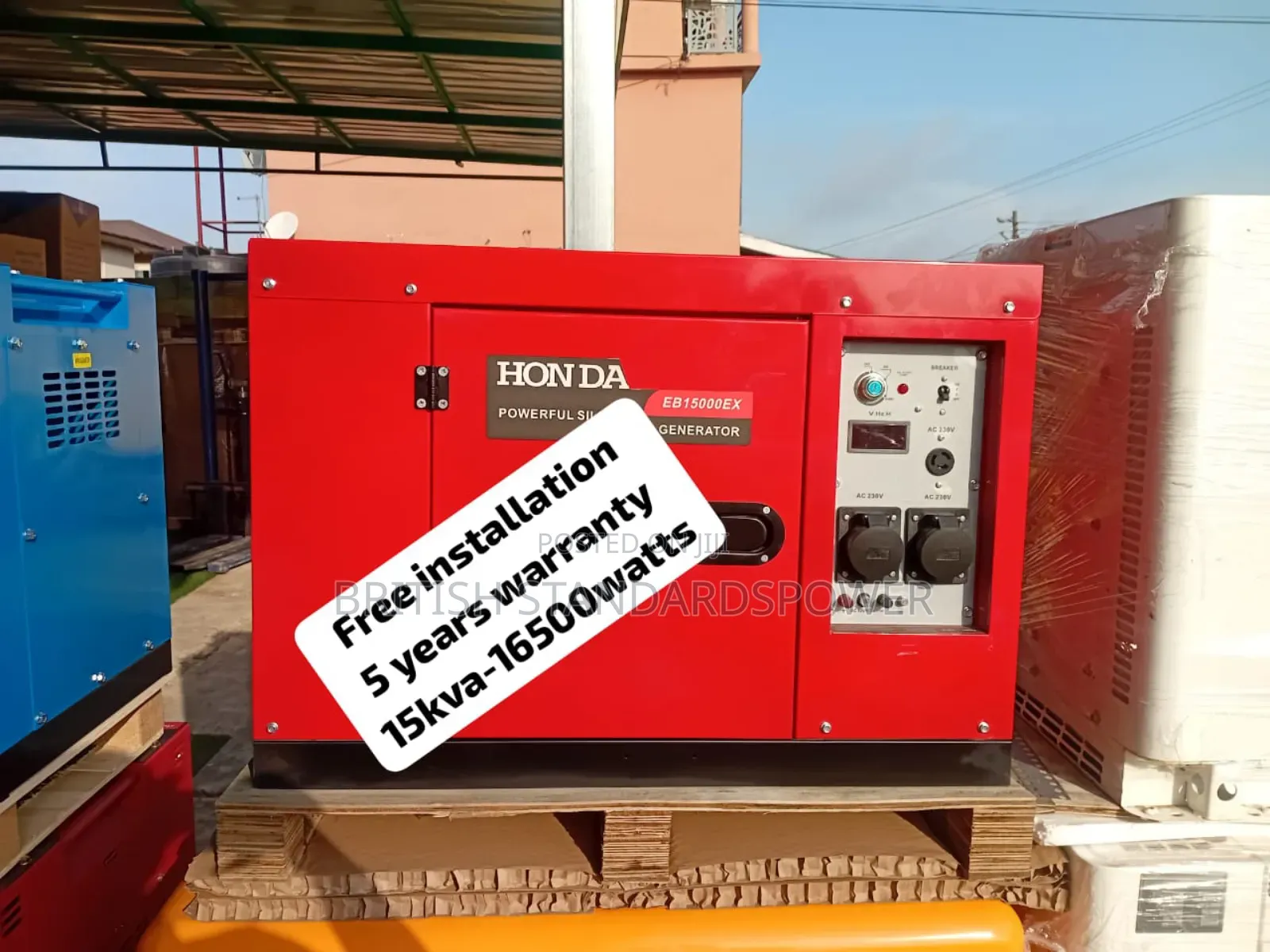 Honda 15kva Silent Diesel Genset for Telecommunications