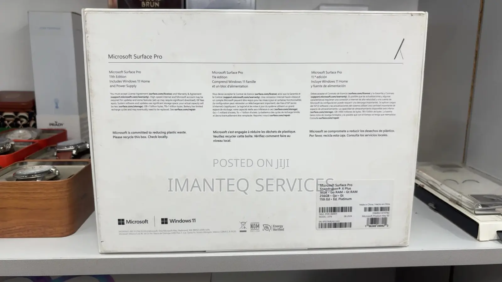New Microsoft Surface Pro 11th Edition, a Copilot+ PC 16GB SSD 256GB
