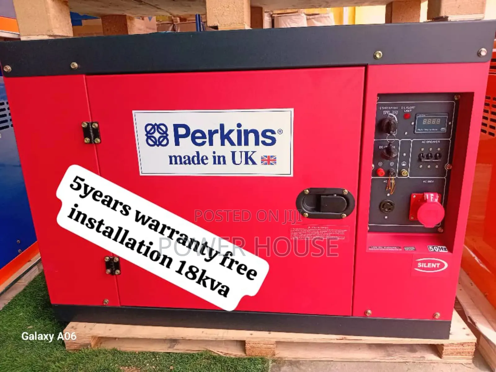 Aircool Platinum Perkins Generator 18kva Diesel 18kva