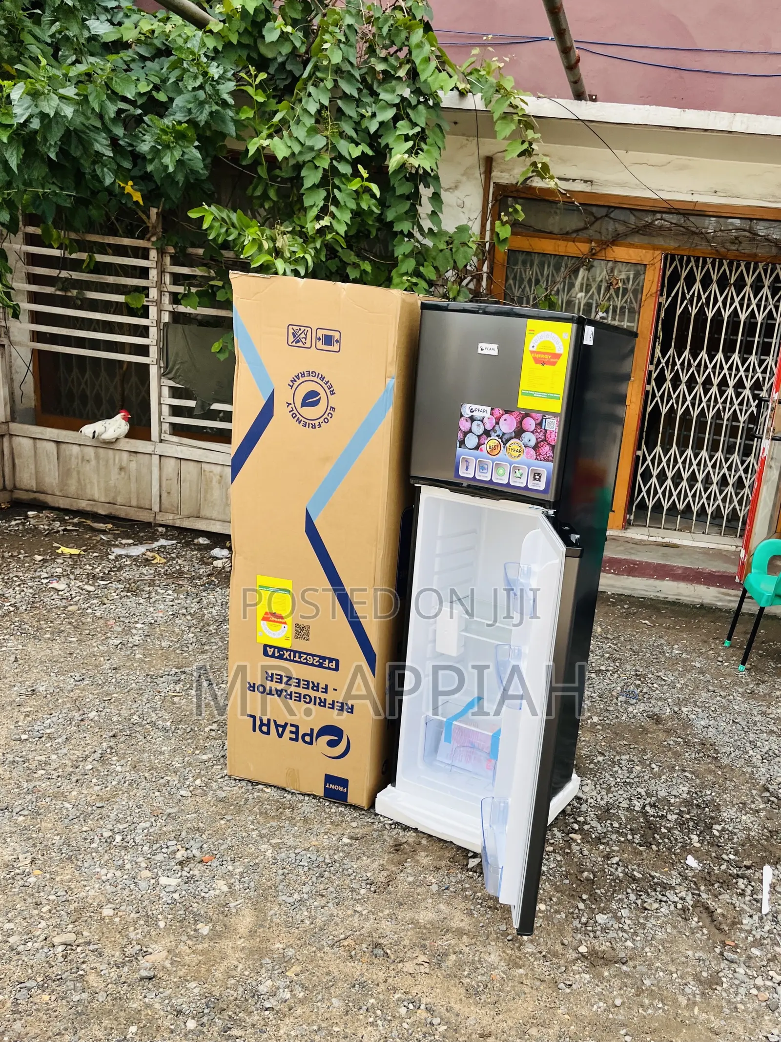 Latest and Affordable Pearl Pf-262tix-1 a 2 Door Fridge.