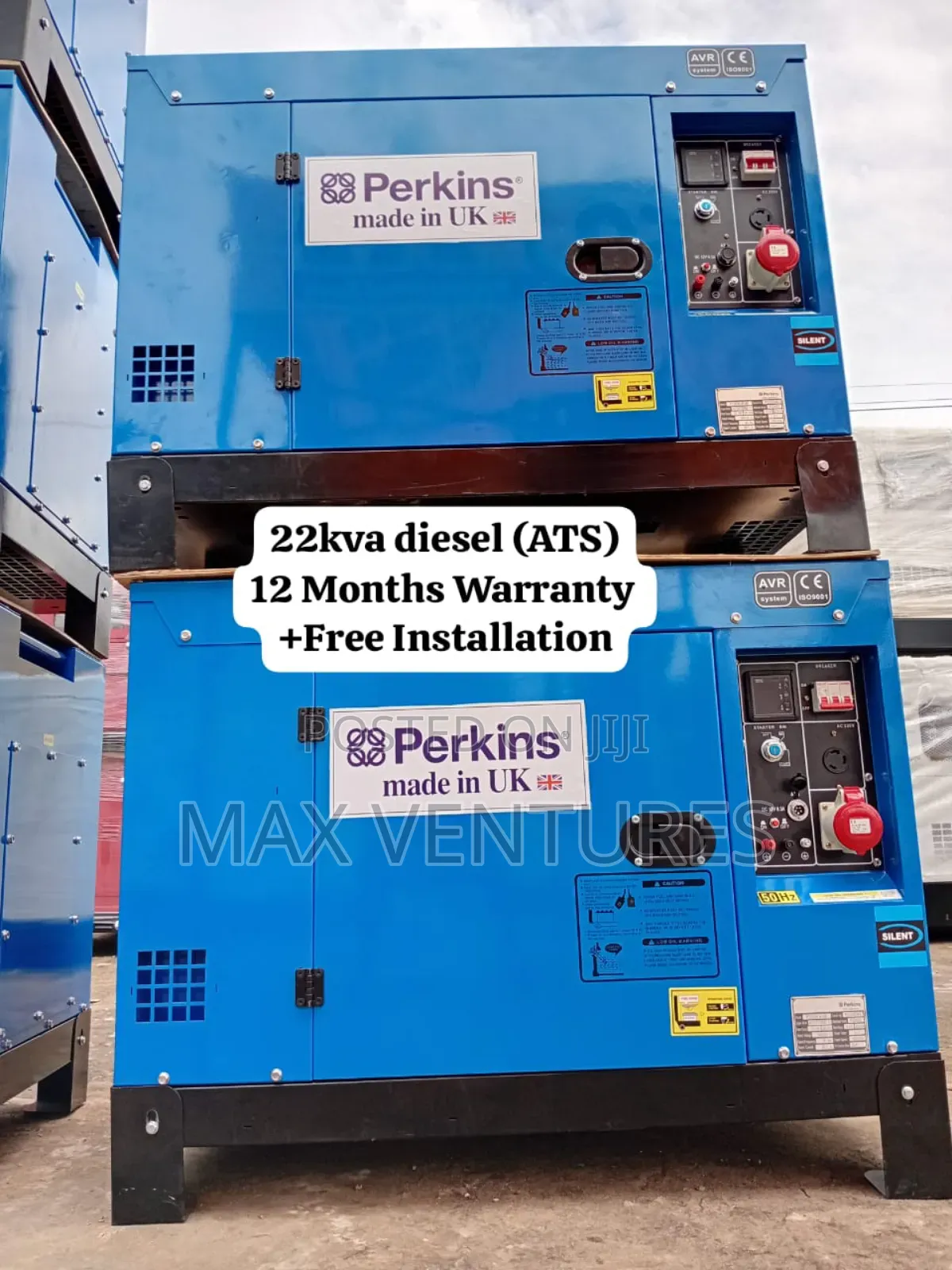 Perkins 22kva Diesel Silent Ats Powr Commander Generator