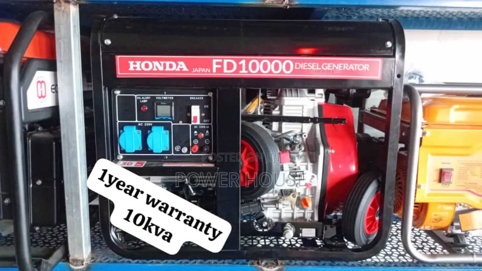 Aircool Legacy Honda Diesel Engine 10kva 13000watts