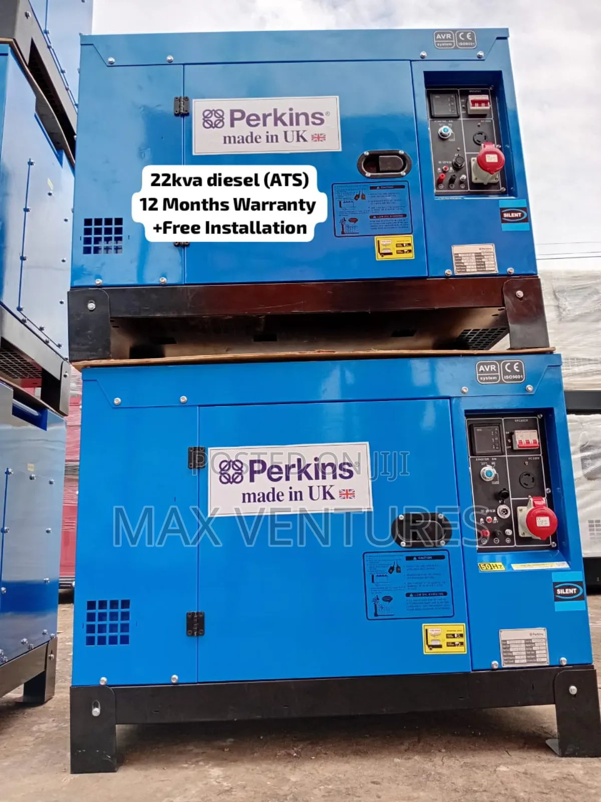 Pwrkins 22kva Diesel Silent Power Ats 22kva