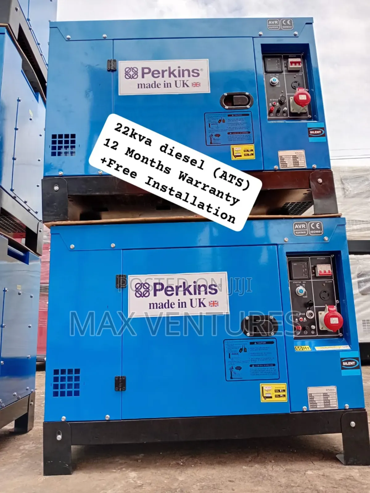 Perkins 22kw Diesel Powered Engine 22kva