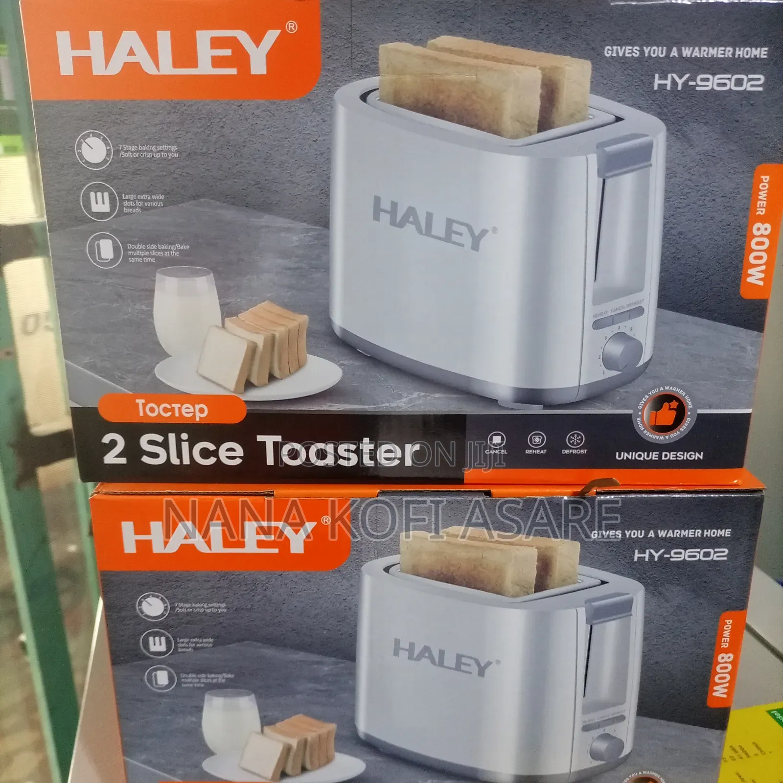 Haley 2 Slice Toaster