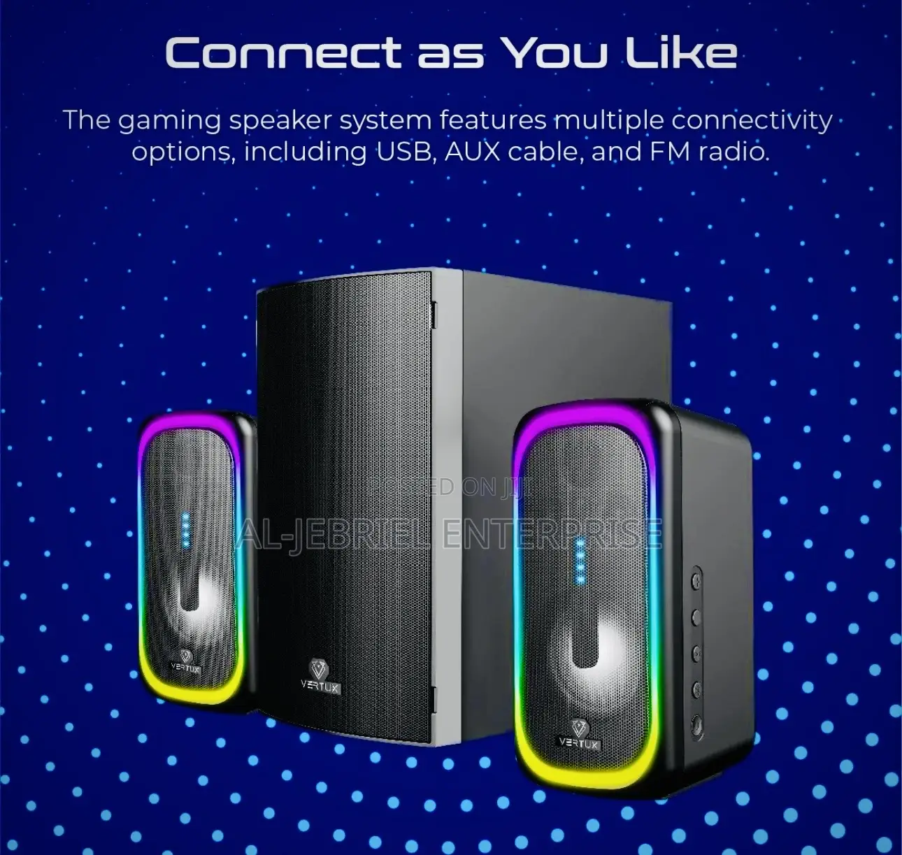 Vertux Sonicthunder 50watts Gamers Speaker