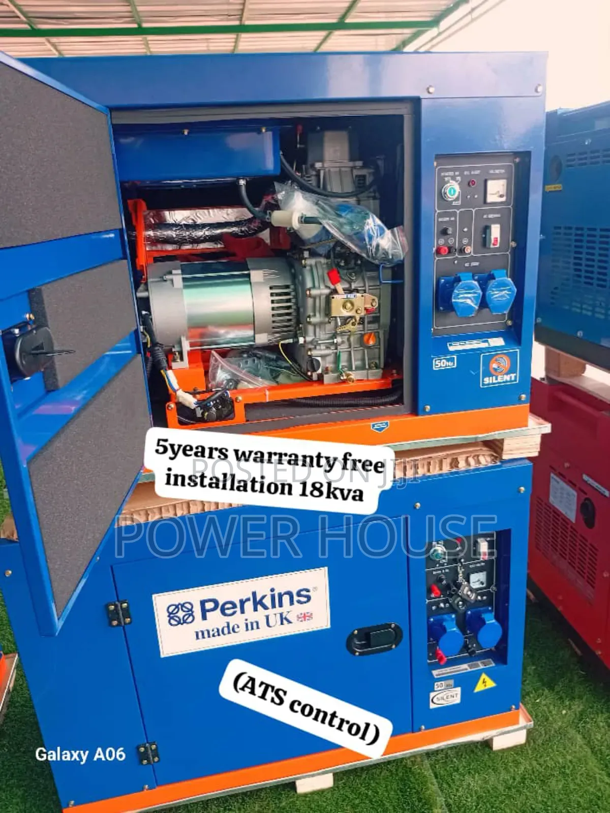 Aircool Surage 18kva Diesel Generator 18kva Perkins